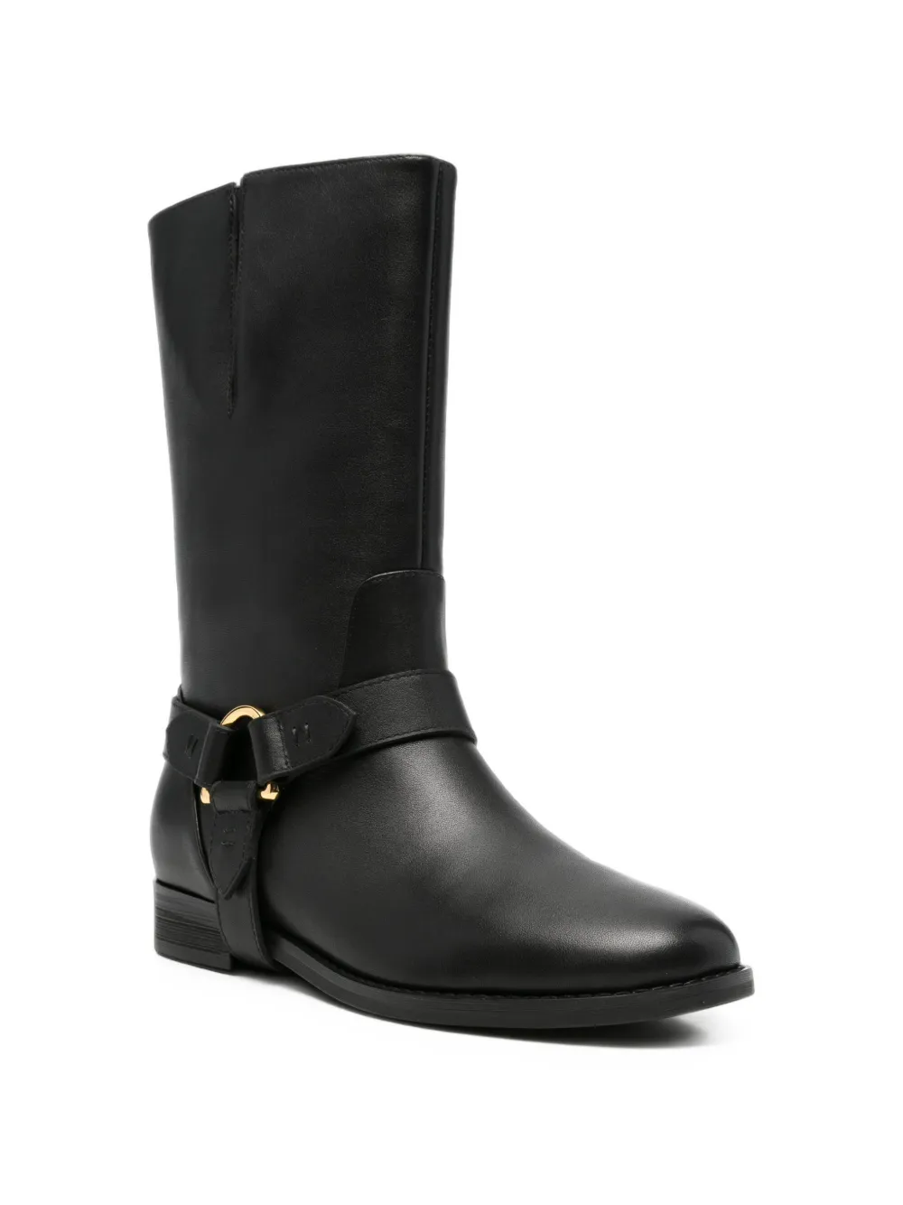 Coccinelle harness leather boots Zwart