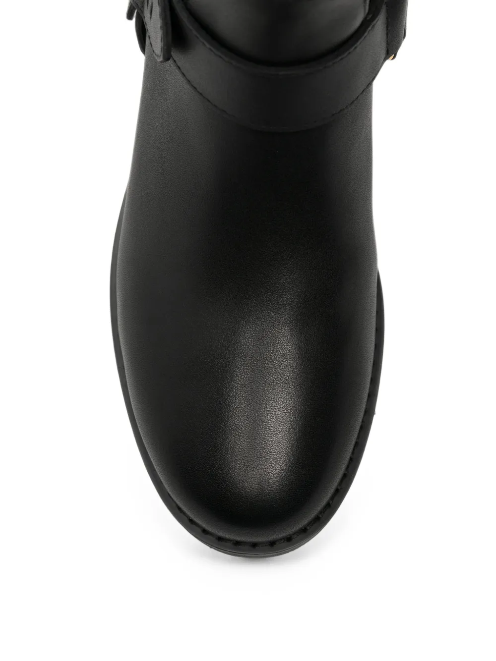Coccinelle harness leather boots Zwart
