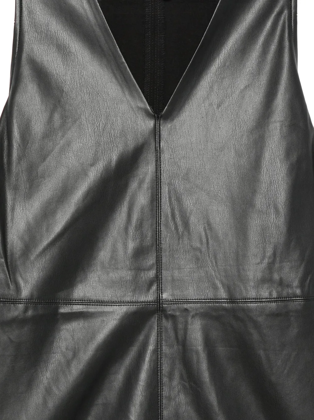 DKNY Mouwloze jurk met V-hals Zwart