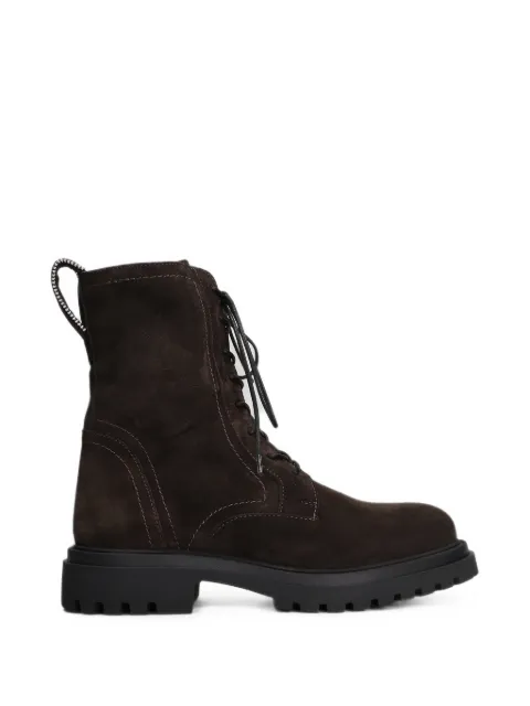 Bibi Lou Kael suede combat boots