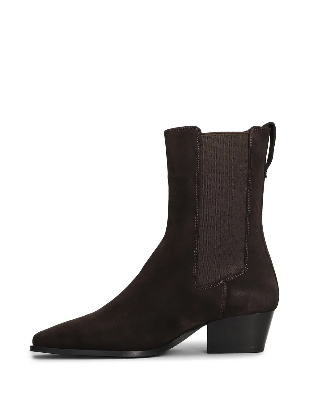 Bibi Lou suede square-toe ankle boots Bruin