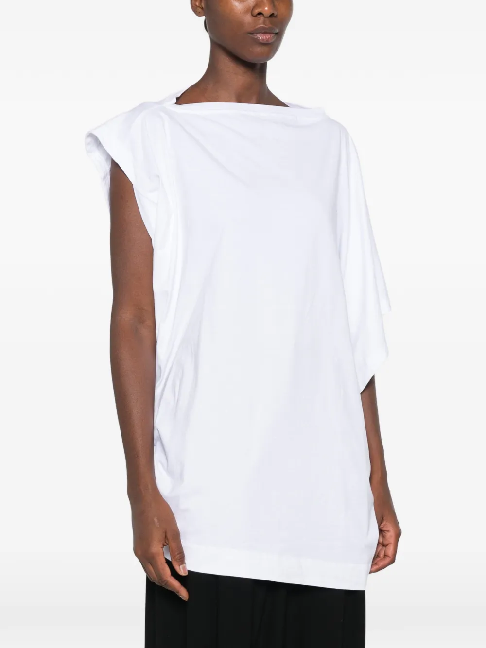 Vivienne Westwood Hebo T-shirt met gedrapeerd detail Wit