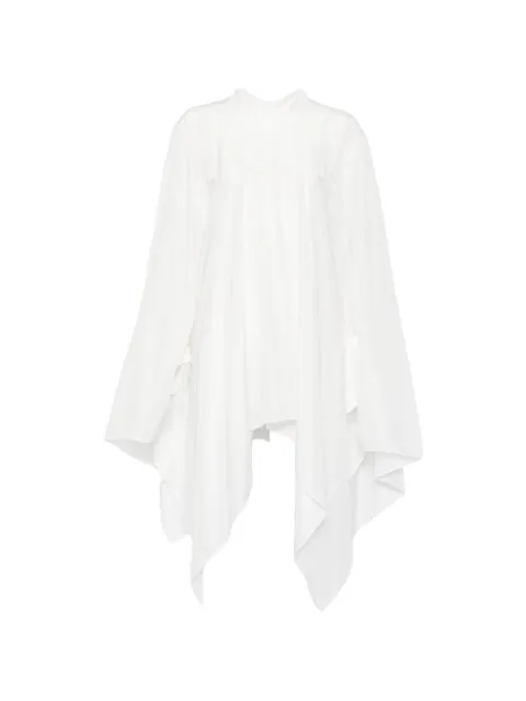 Lanvin asymmetric high-neck blouse