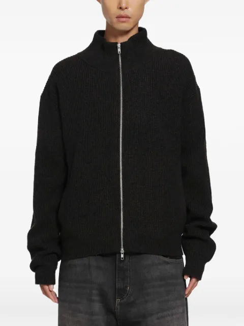 Song For The Mute zip-up funnel-neck jacket