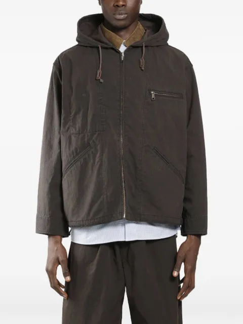 Comme des Garçons Homme chaqueta de algodón con capucha
