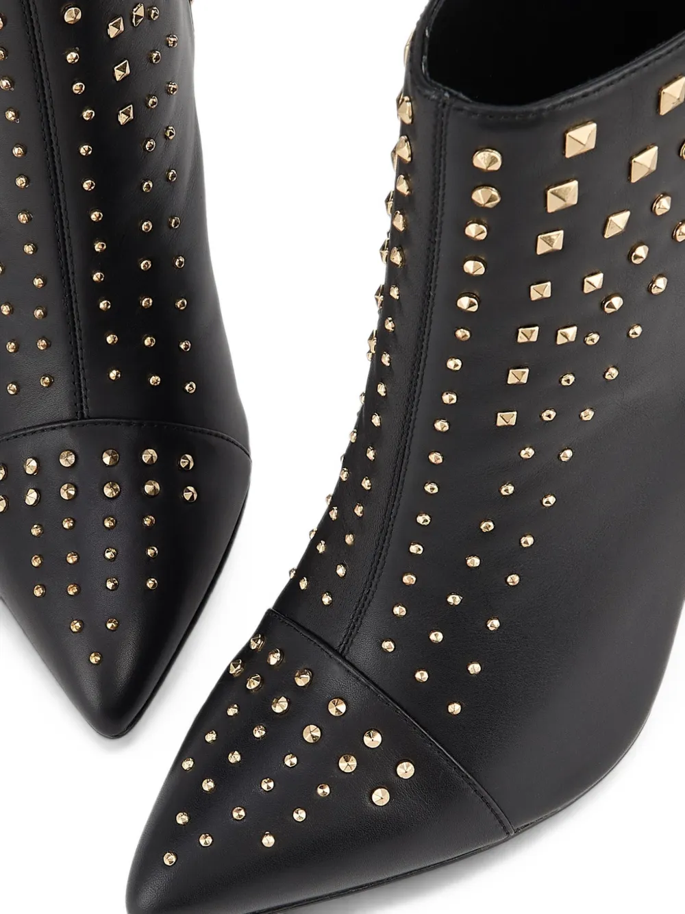 Kat Maconie Samara stud-embellished leather ankle boots Zwart