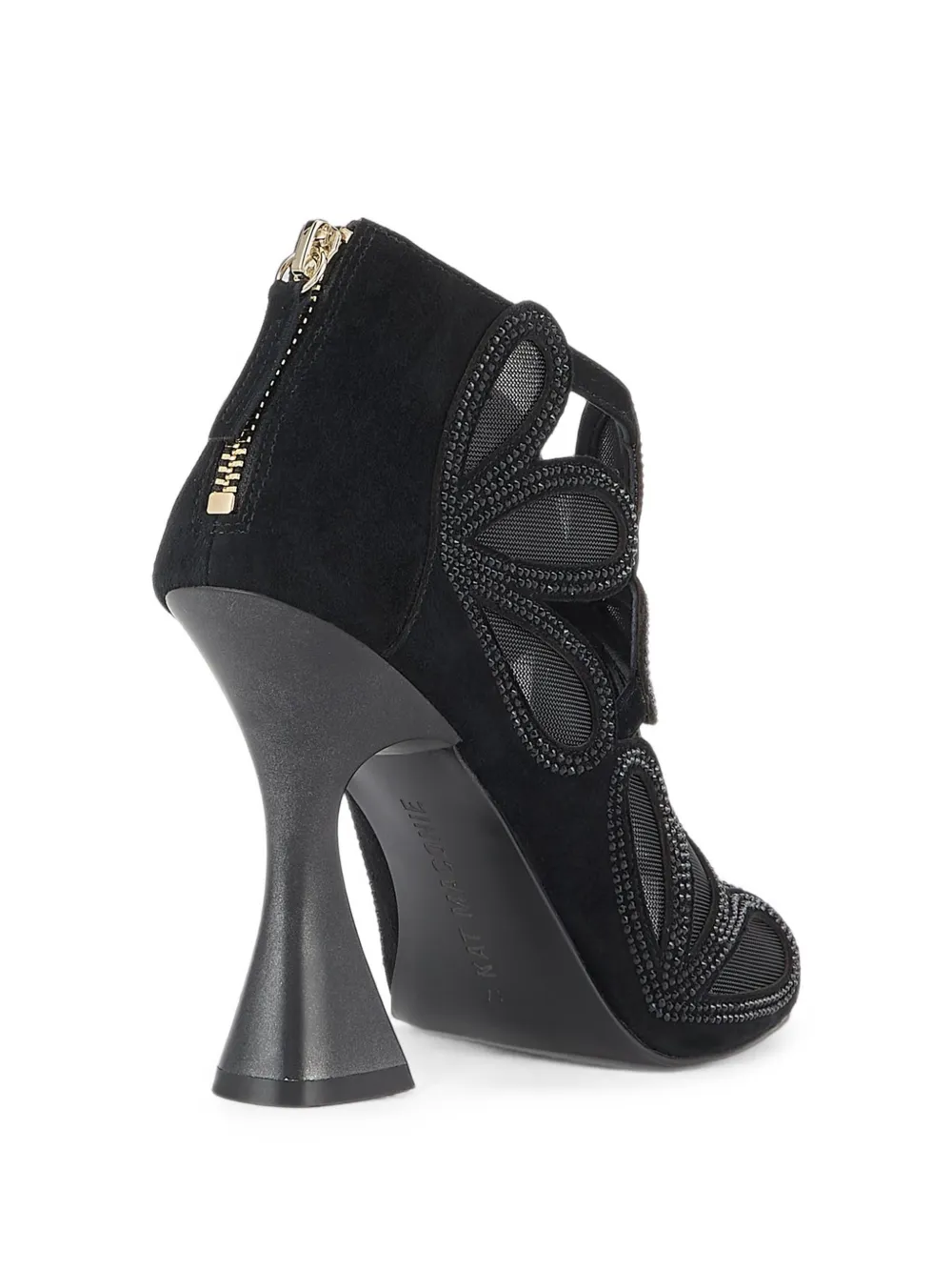 Kat Maconie Rosh crystal-embellished sandals Zwart