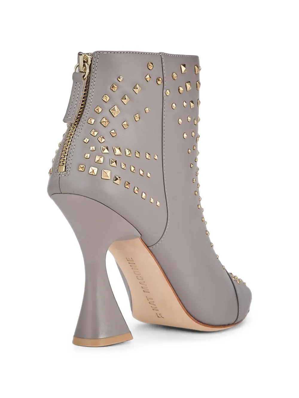 Kat Maconie Samara stud-embellished ankle boots Grijs