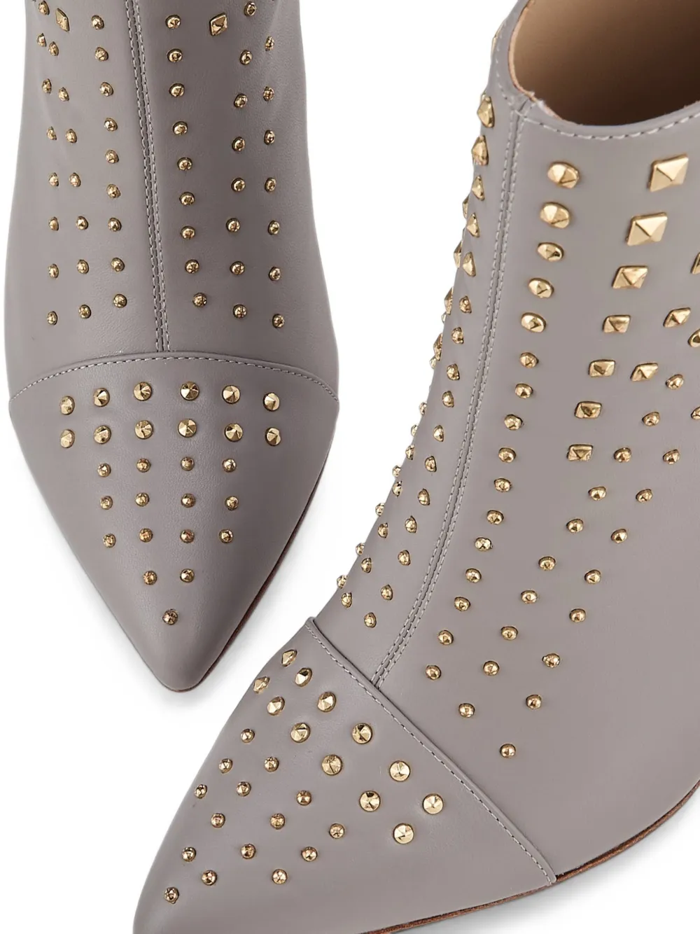 Kat Maconie Samara stud-embellished ankle boots Grijs