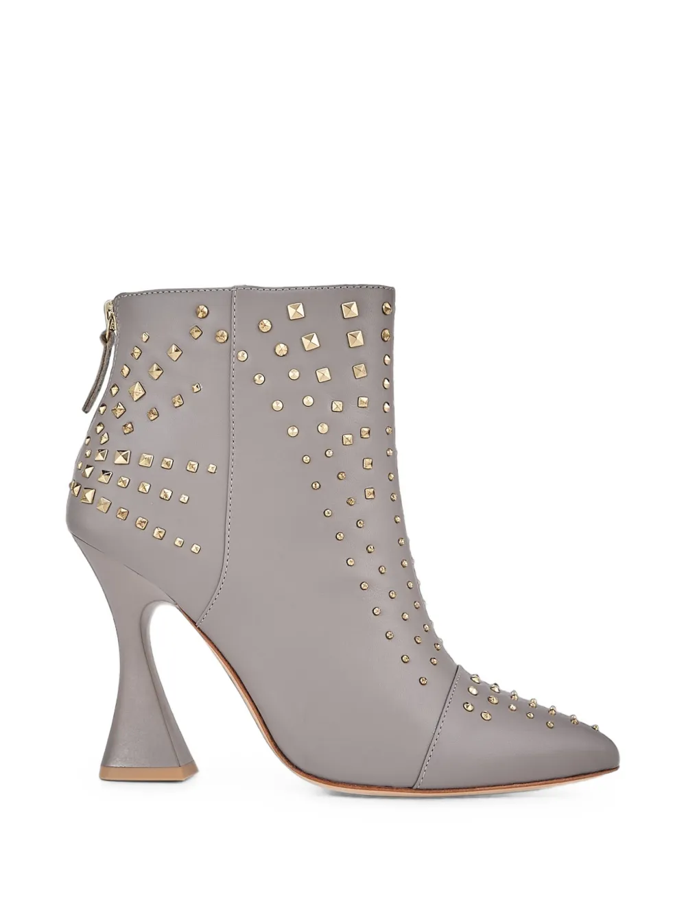 Kat Maconie Samara stud-embellished ankle boots Grijs