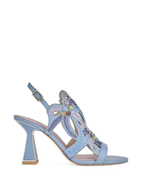 Kat Maconie Kiawa crystal-embellished cut-out sandals