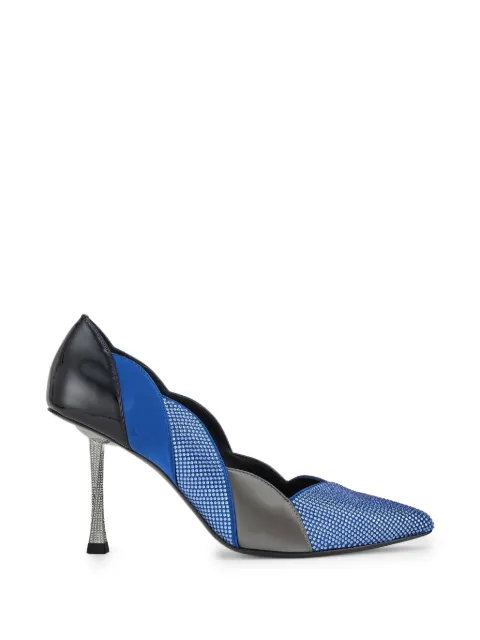 Kat Maconie Divina crystal-embellished pumps
