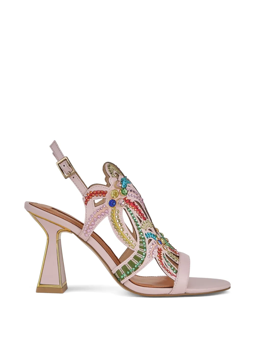 Kat Maconie Kiawa crystal-embellished cut-out sandals