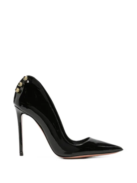 HARDOT Supreme Ass stud-embellished patent leather pumps