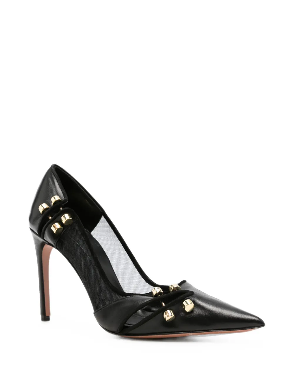 HARDOT Addicted mesh-panel pumps Zwart