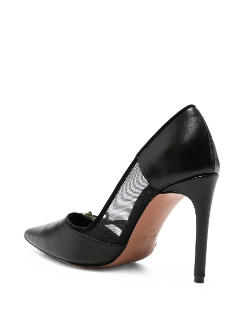 HARDOT Addicted mesh-panel pumps Zwart