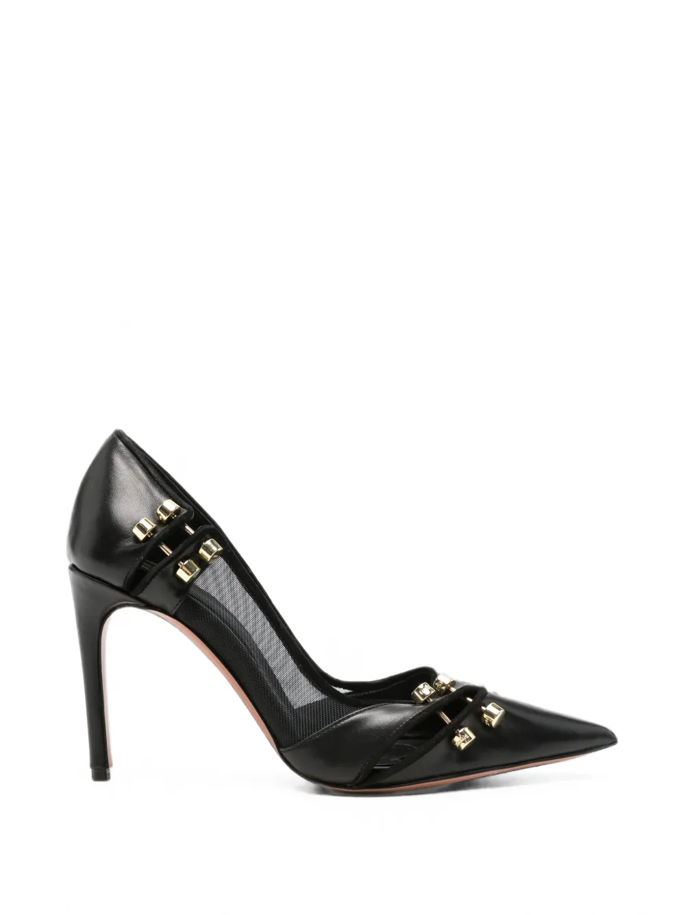 HARDOT Addicted mesh-panel pumps