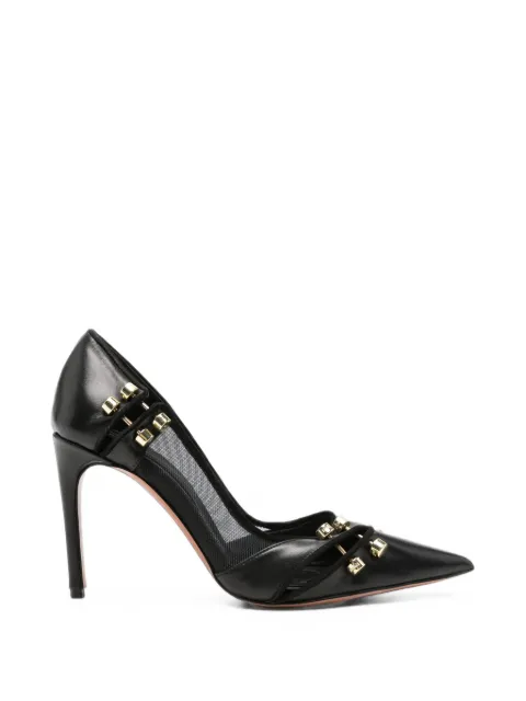 HARDOT Addicted mesh-panel pumps