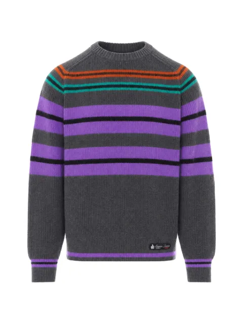 Lanvin striped ribbed-knit sweater