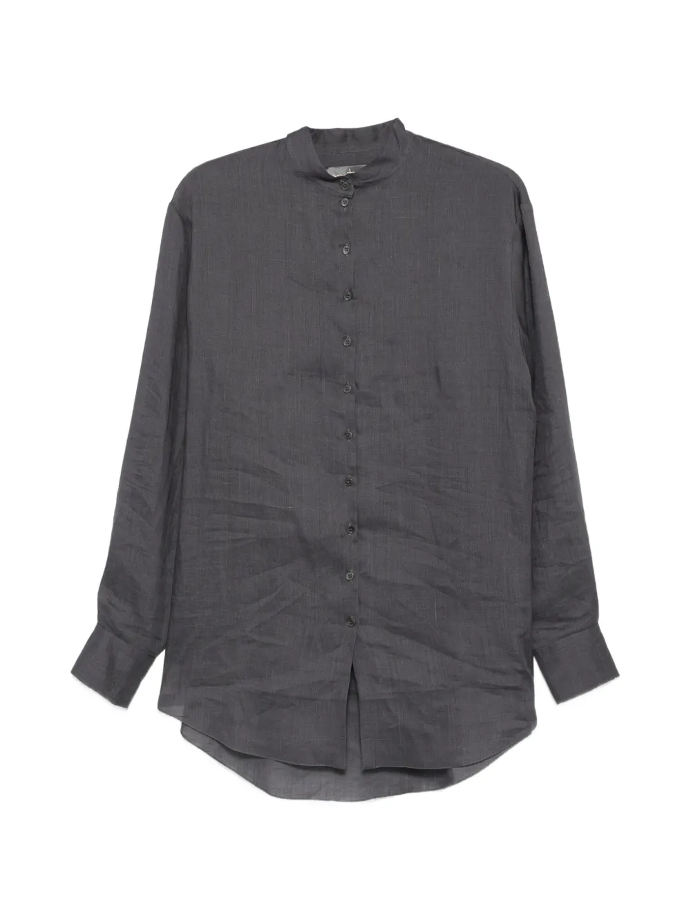 Cortana Raoul mandarin-collar button-up shirt