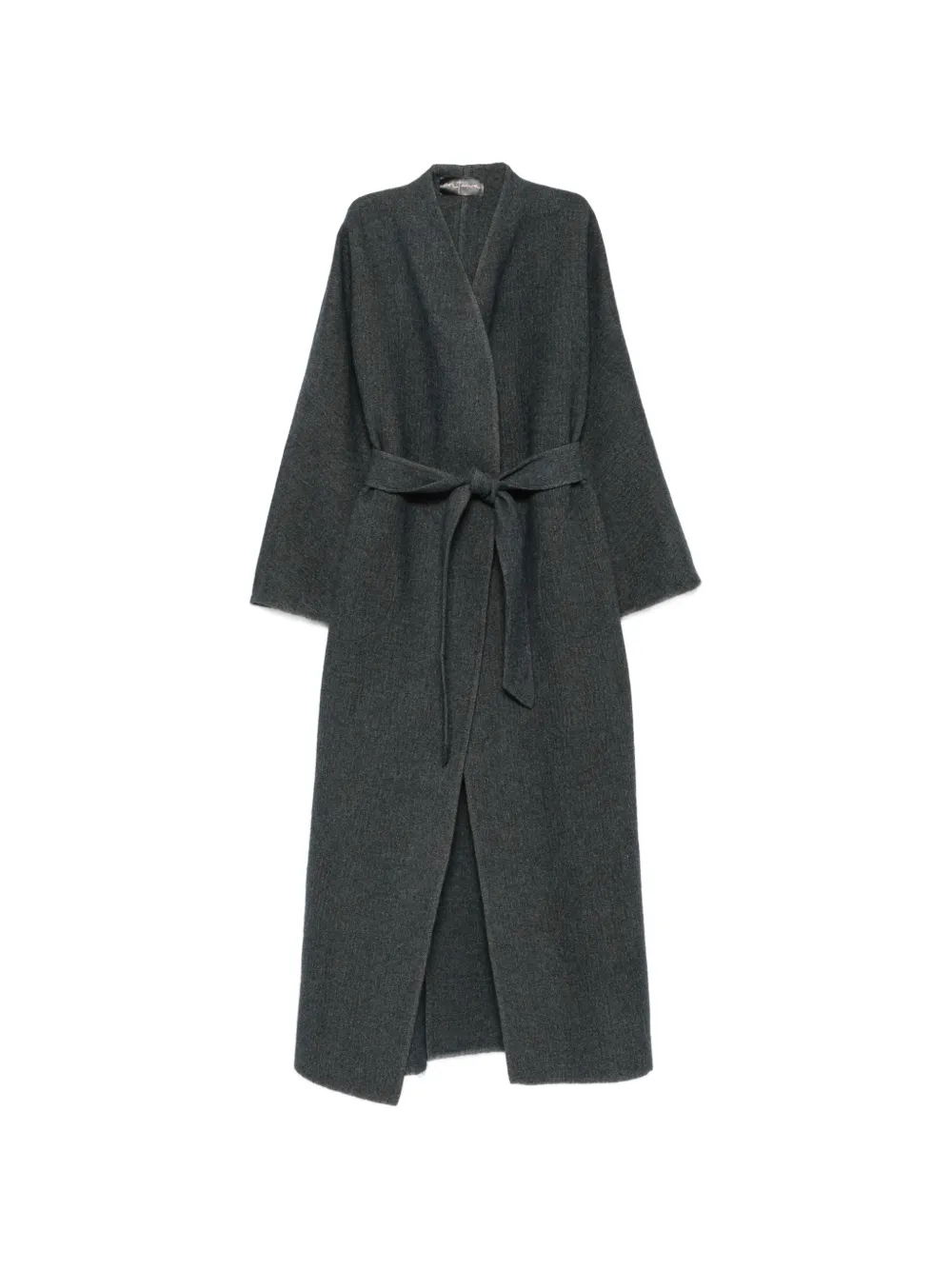 Cortana Noon belted shawl-collar oversized coat