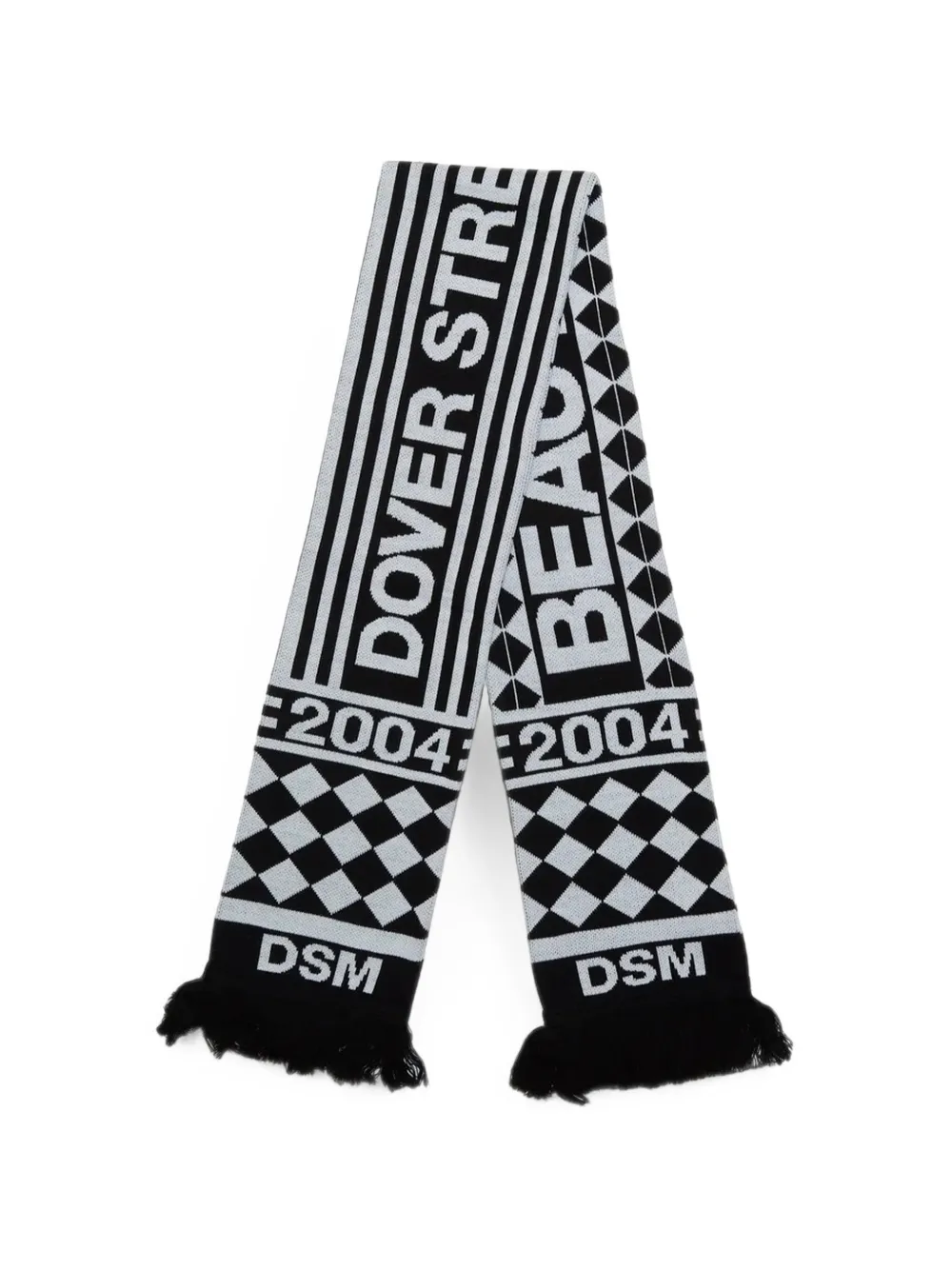 Dover Street Market Beautiful Chaos Football Scarf | Black | FARFETCH