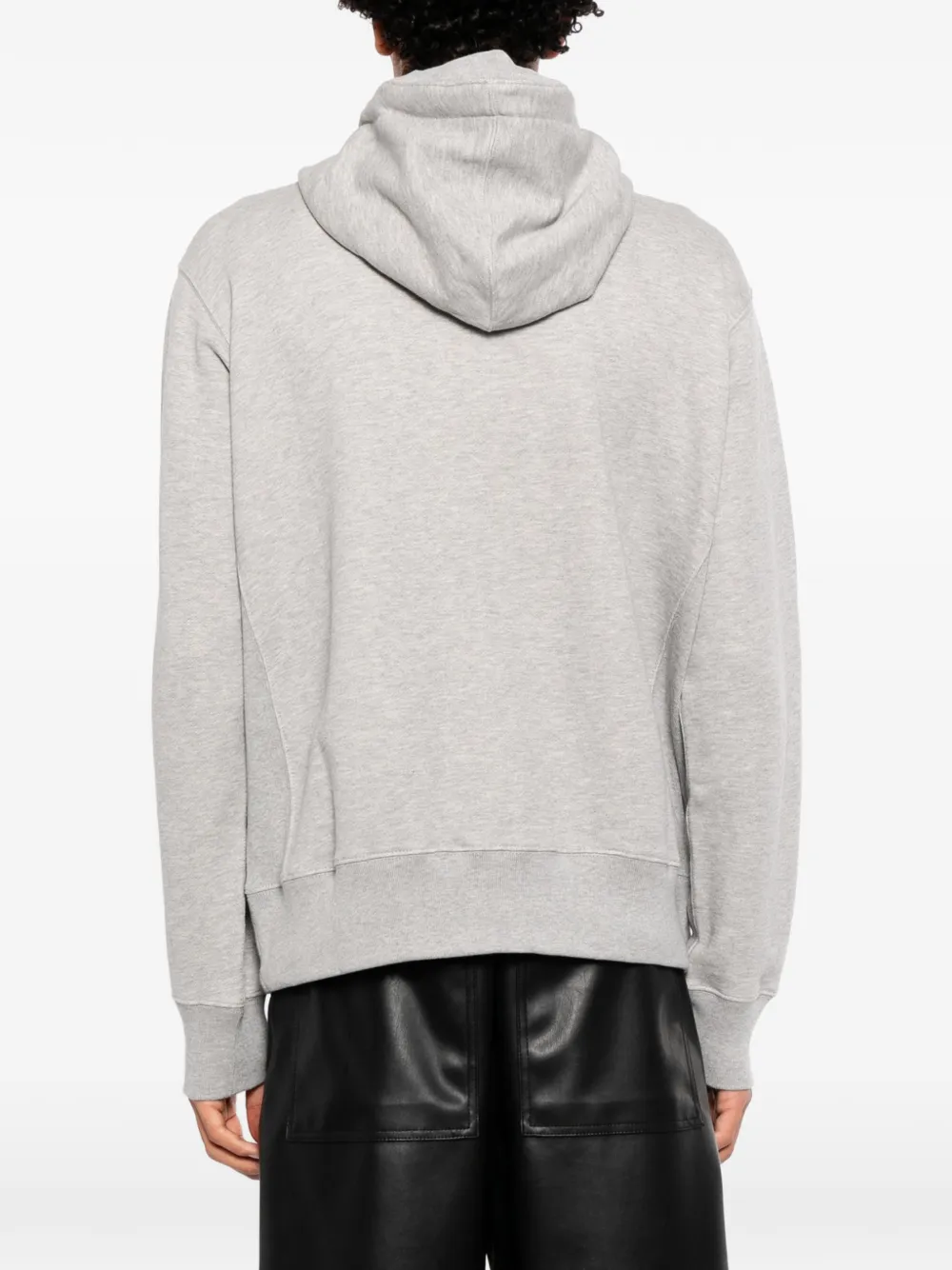 Dover Street Market marl-effect drawstring hoodie Grijs