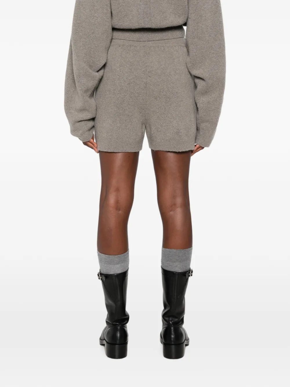 Rick Owens Shorts met zijsplit Grijs