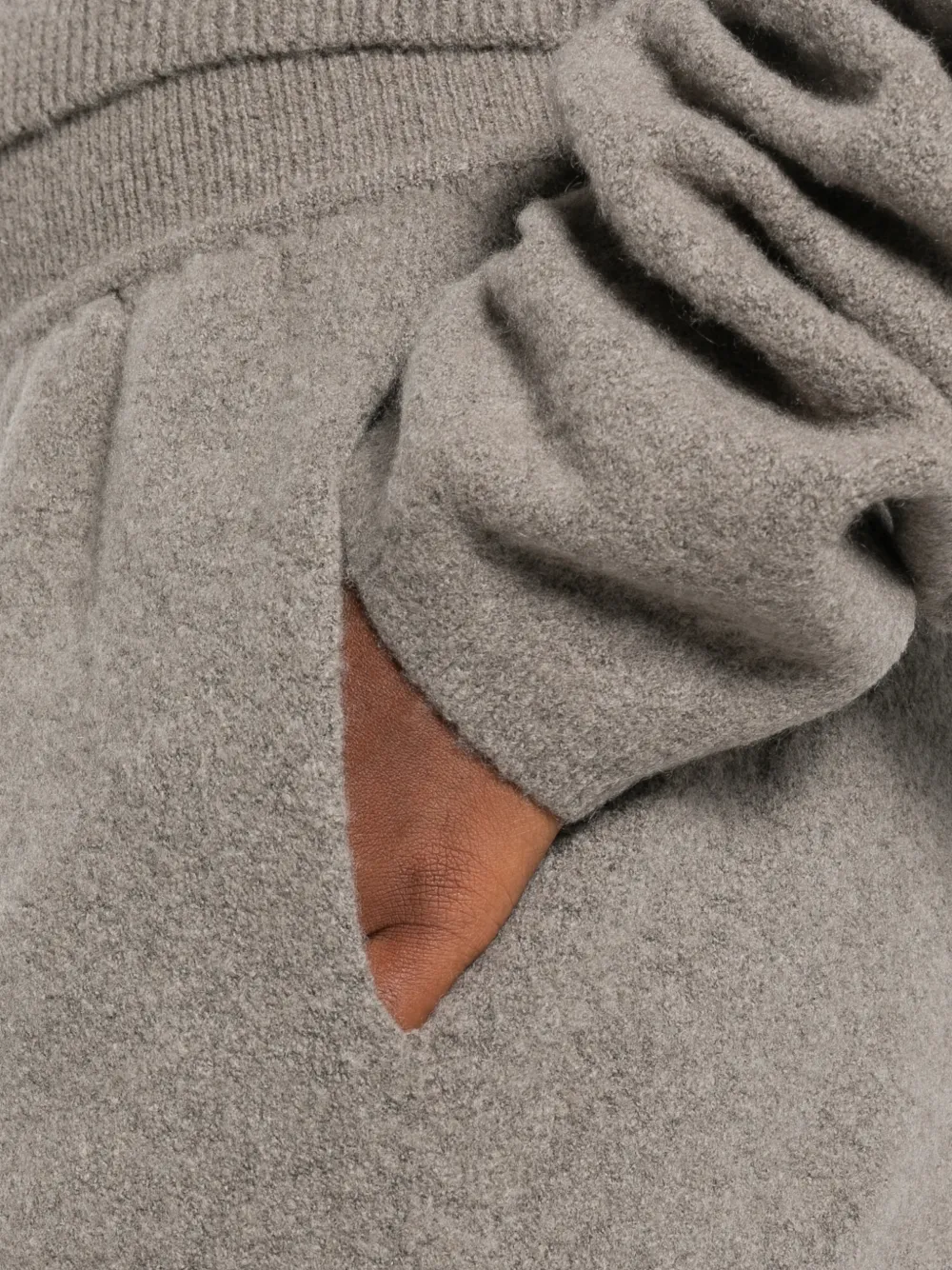Rick Owens Shorts met zijsplit Grijs