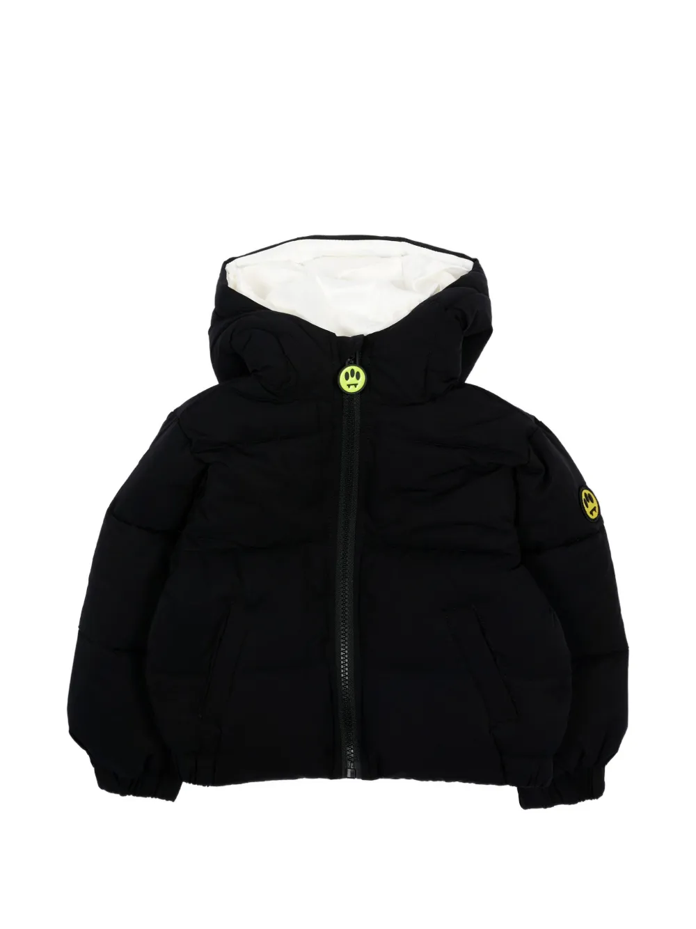 Barrow kids logo-print padded jacket - Nero