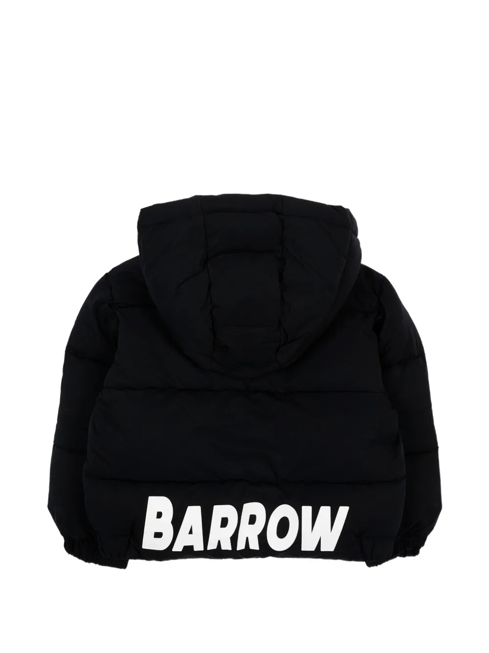 Barrow kids Gewatteerd jack met logoprint Zwart