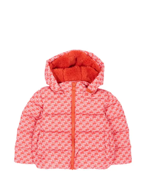 Stella McCartney Kids logo-print padded jacket