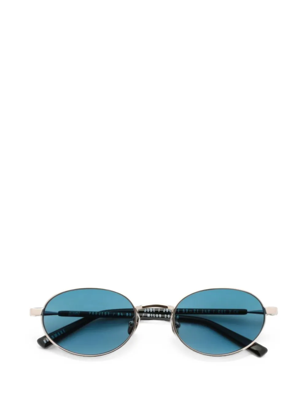 Gast Jade Oval-frame Sunglasses In Silver