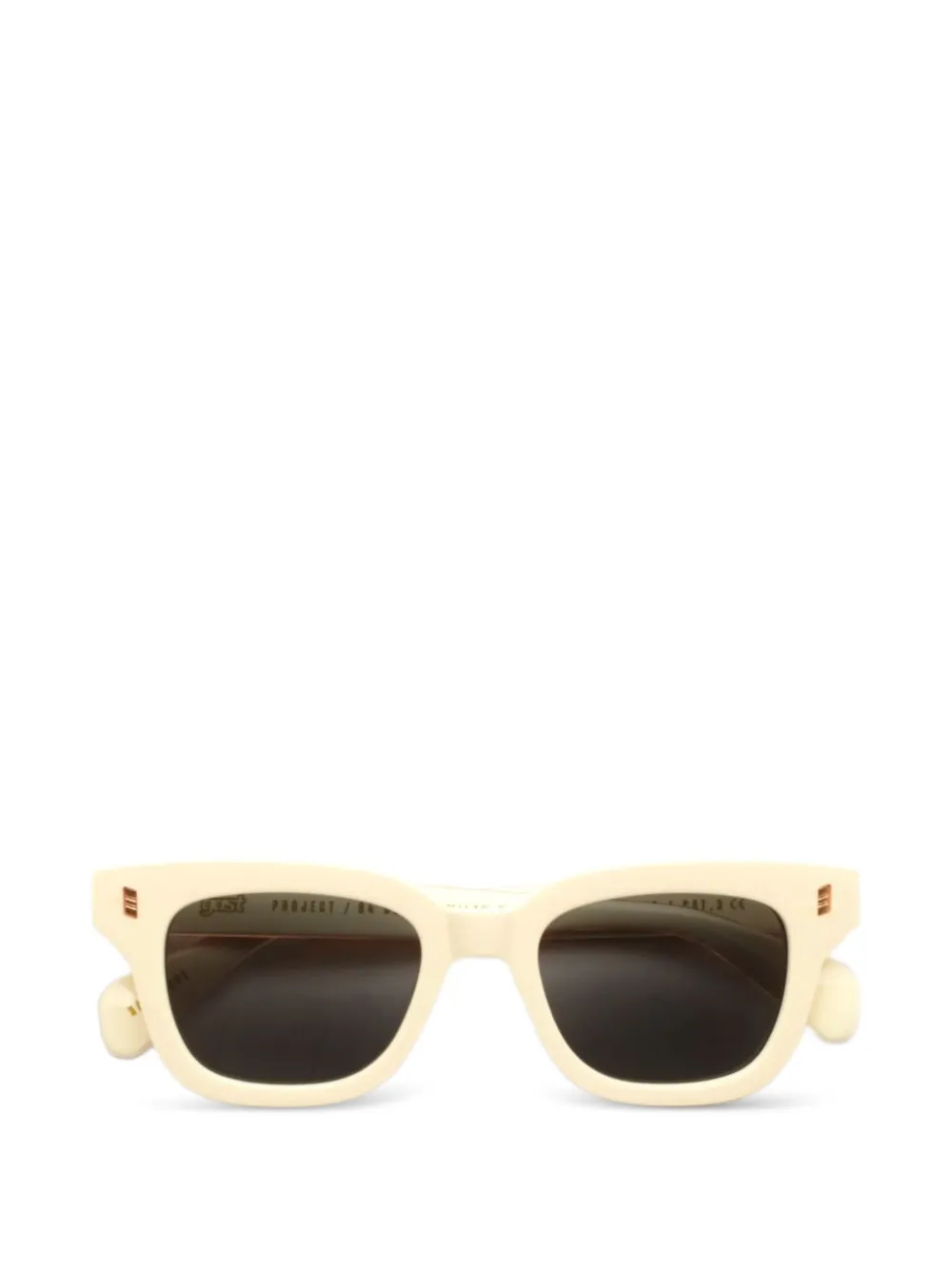 Gast Tutto Square-frame Sunglasses In White