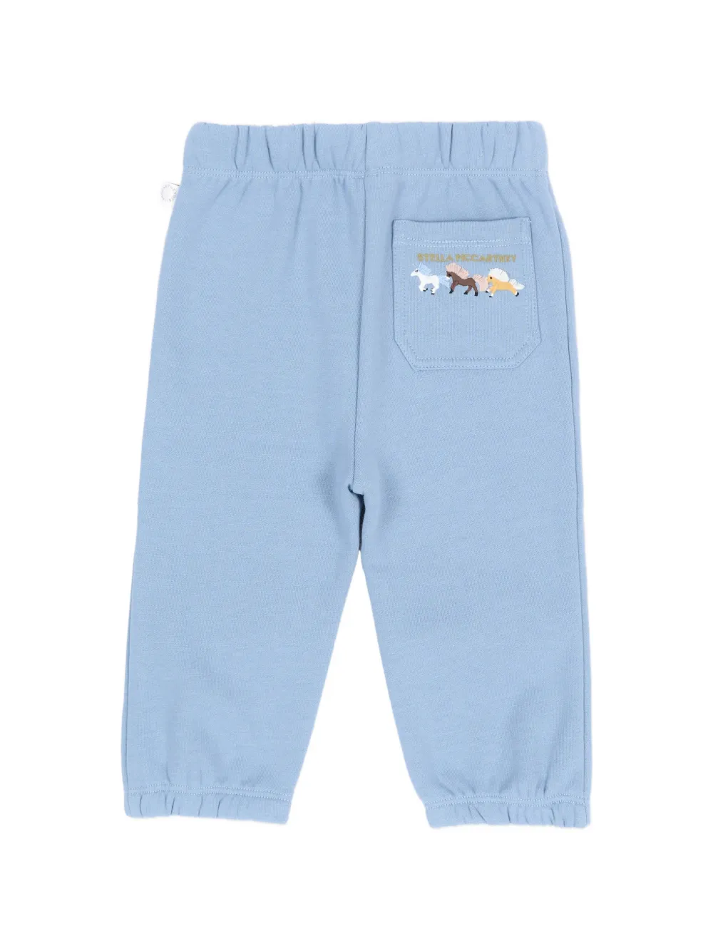 Stella McCartney Kids Trainingsbroek met geborduurd logo Blauw