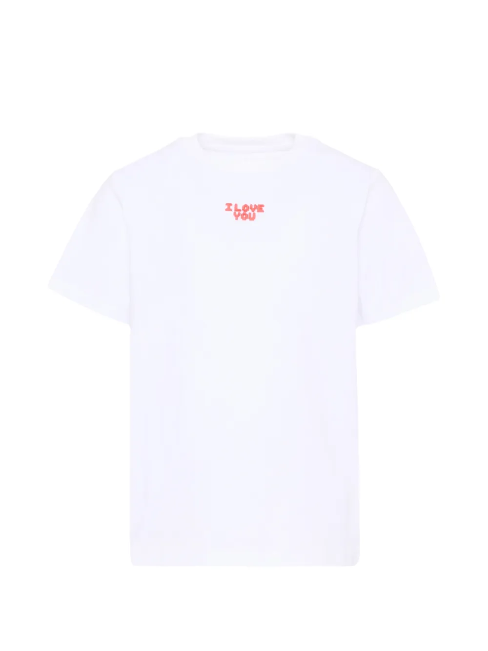Stella McCartney Kids T-shirt in cotone con logo - Bianco