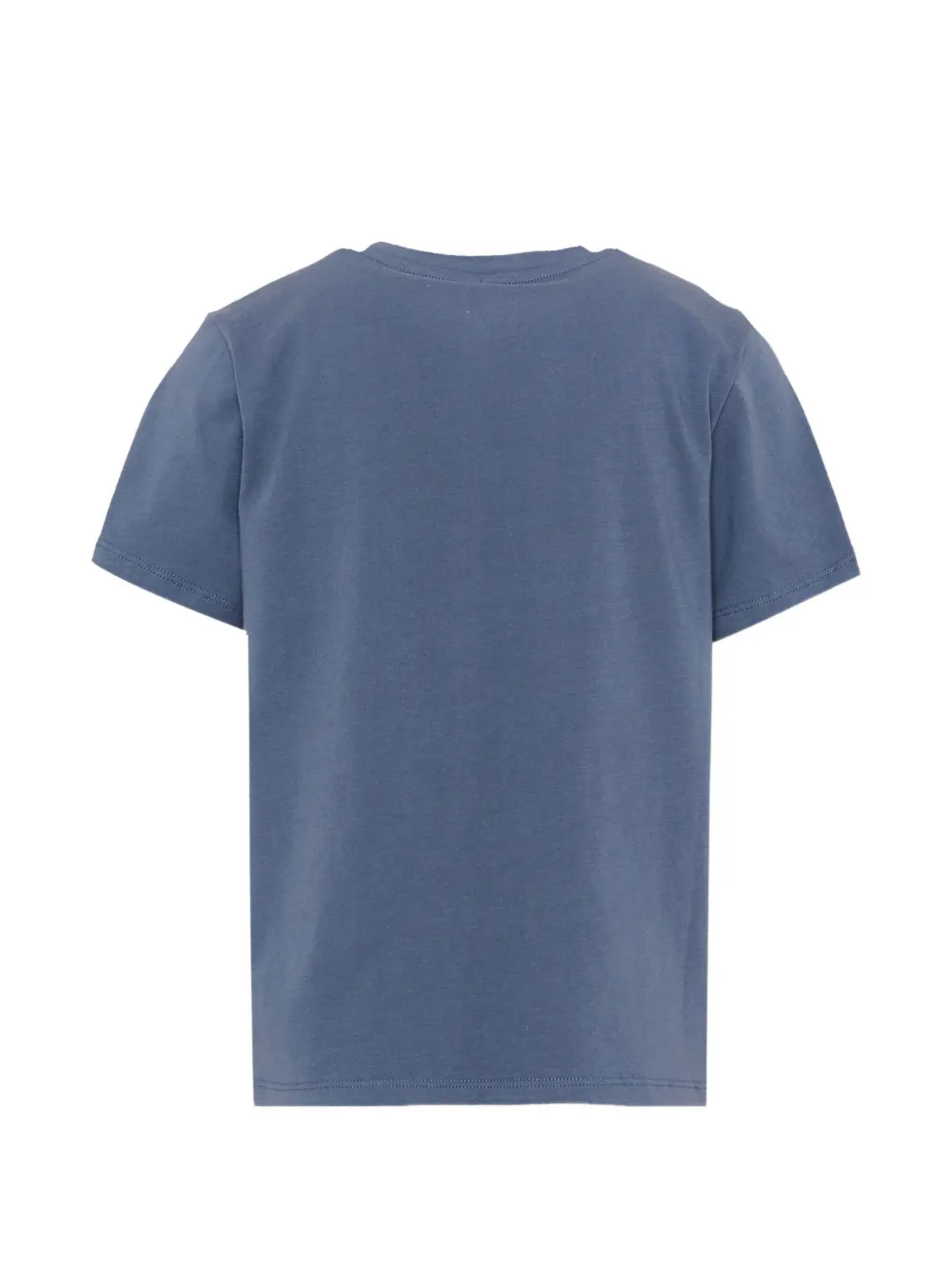 Stella McCartney Kids T-shirt met geborduurd paard Blauw