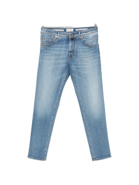 Jacob Cohën logo-patch straight-leg jeans