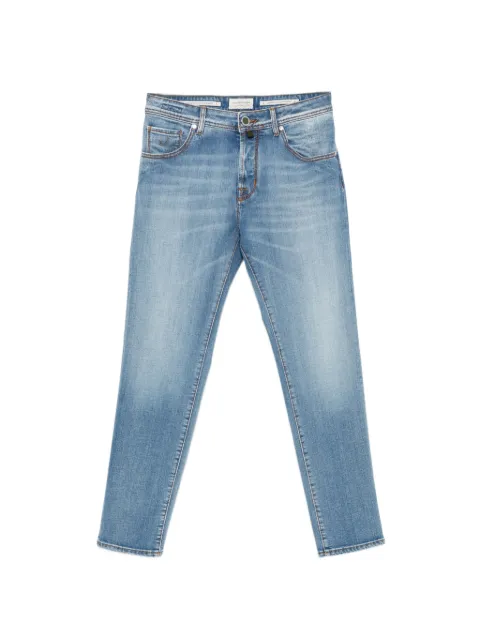 Jacob Cohën logo-patch straight-leg jeans