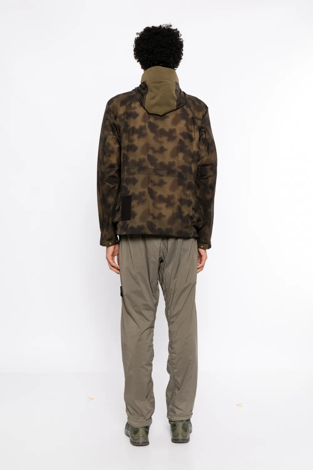 Ten C Jack met camouflageprint Bruin