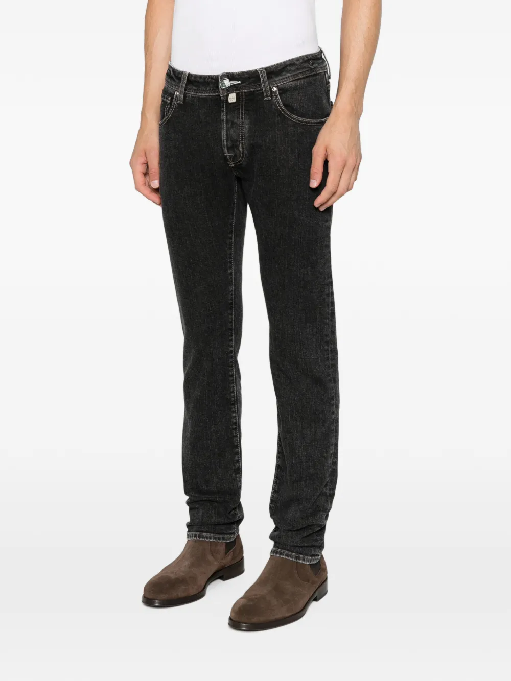Jacob Cohën Nick slim-fit jeans Zwart