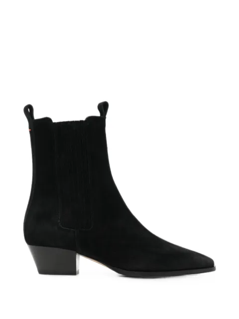 Aeyde Agata pointed-toe suede boots