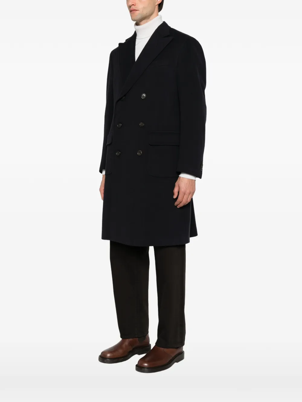 Corneliani Jas met dubbele rij knopen Blauw