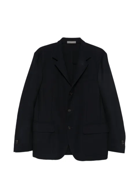 Corneliani textured single-breasted blazer