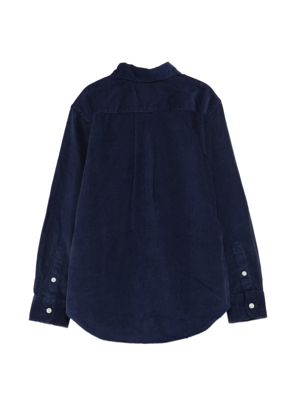 POLO RALPH LAUREN KIDS corduroy button-down shirt Blauw