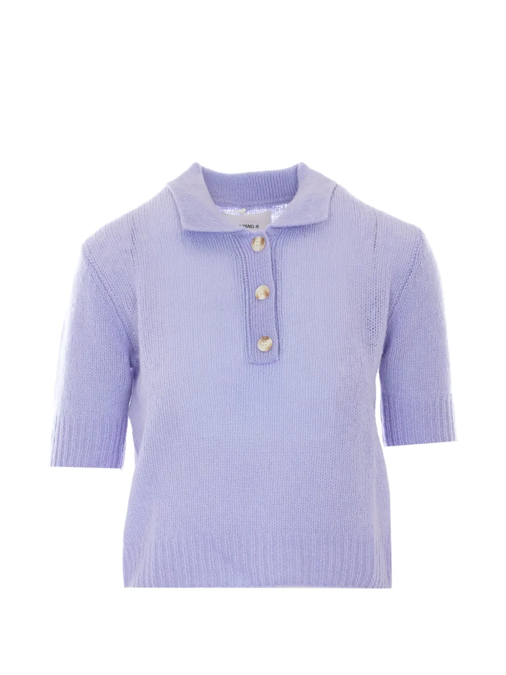 Lisa Yang Masy knitted polo - Viola