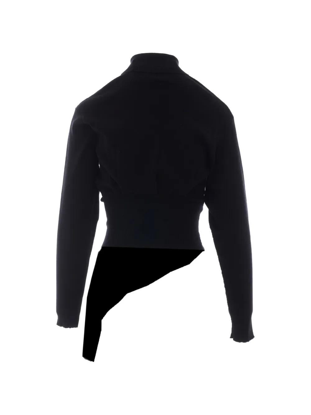 Lanvin Wool and Cashmere Sweater in Black, view 2