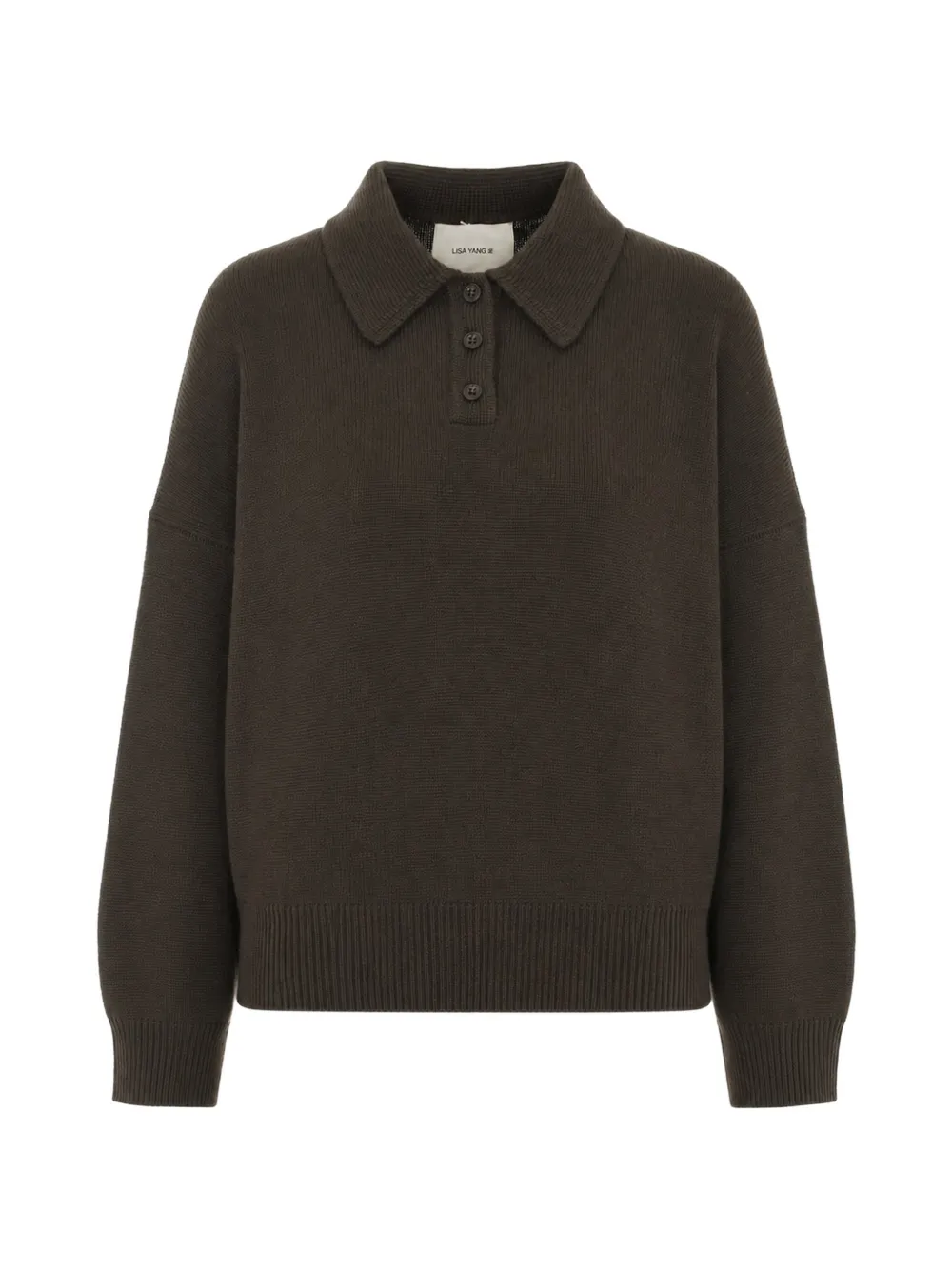 Lisa Yang Etta cashmere polo - Grün
