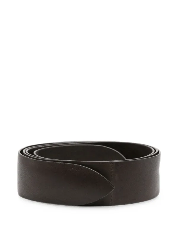 Cortana Pointed-tip Belt in Brown