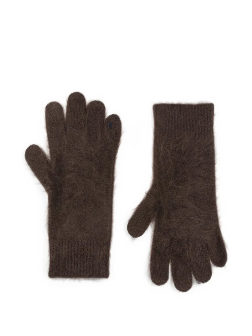 Soft Goat cashmere Gloves - Marrone